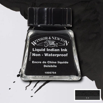 094376954180 Tinta China Winsor Tinta China 14 ml Indio Líquido RF754 Cartel Arte & Papelería