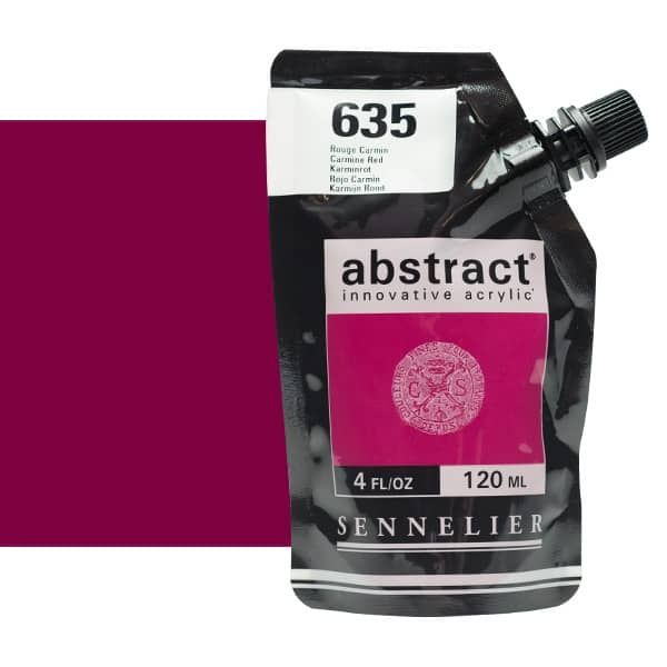 0V20113000000 Acrilico Abstract Sennelier 120ml Rojo Cadmio-Ref. 635-Cartel Arte & Papelería