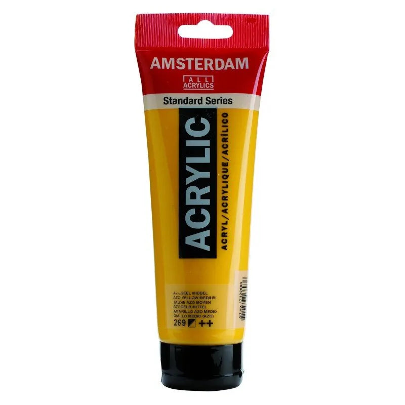 8712079268015 Acrílico Amsterdam 120 ml | Colores Amarillo Azo Medio 269 Serie Estandar Cartel Arte & Papelería