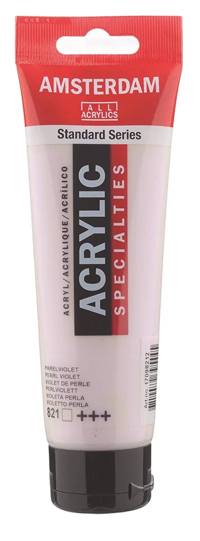 8712079395445 Acrílico Amsterdam 120 ml | Colores Violeta Perlado 821 Serie Estandar Cartel Arte & Papelería