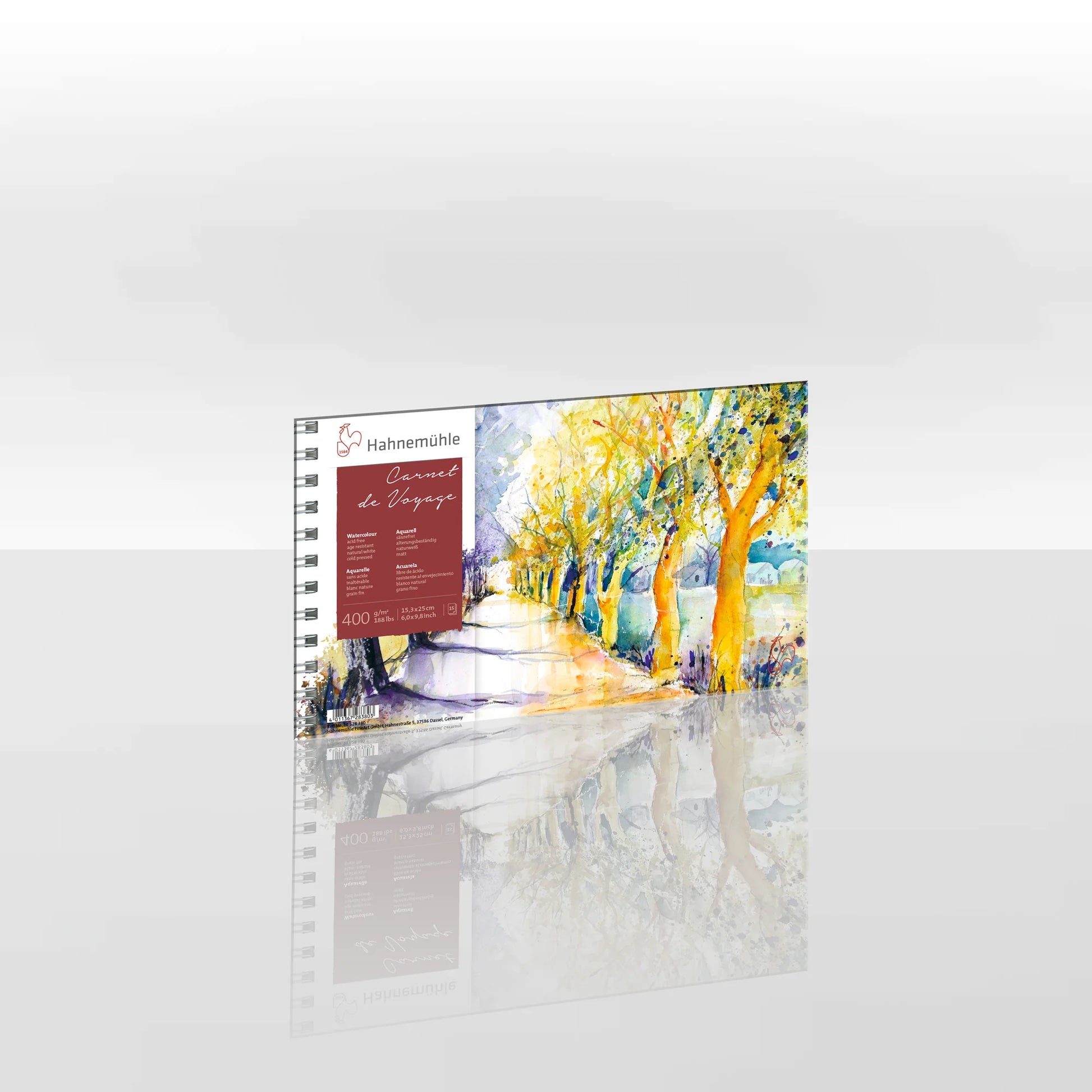 Carnet de Voyage Bamboo Hahnemuhle 400 gr tamaño 15.3 x 25 cm