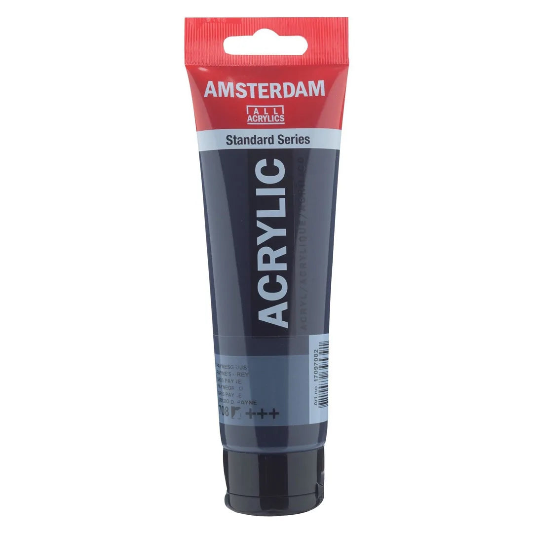 8712079395391 Acrílico Amsterdam 120 ml | Colores Gris de Payne 708 Serie Estandar Cartel Arte & Papelería
