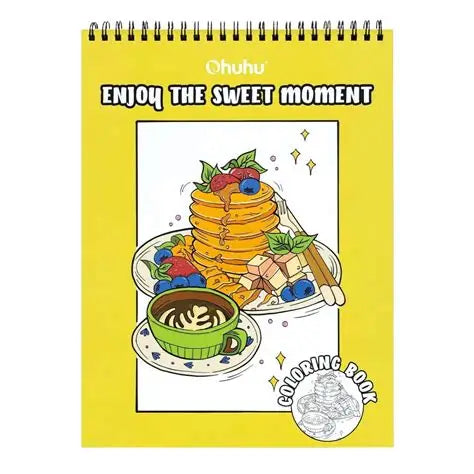 Libro Para Colorear Doble Cara Ohuhu