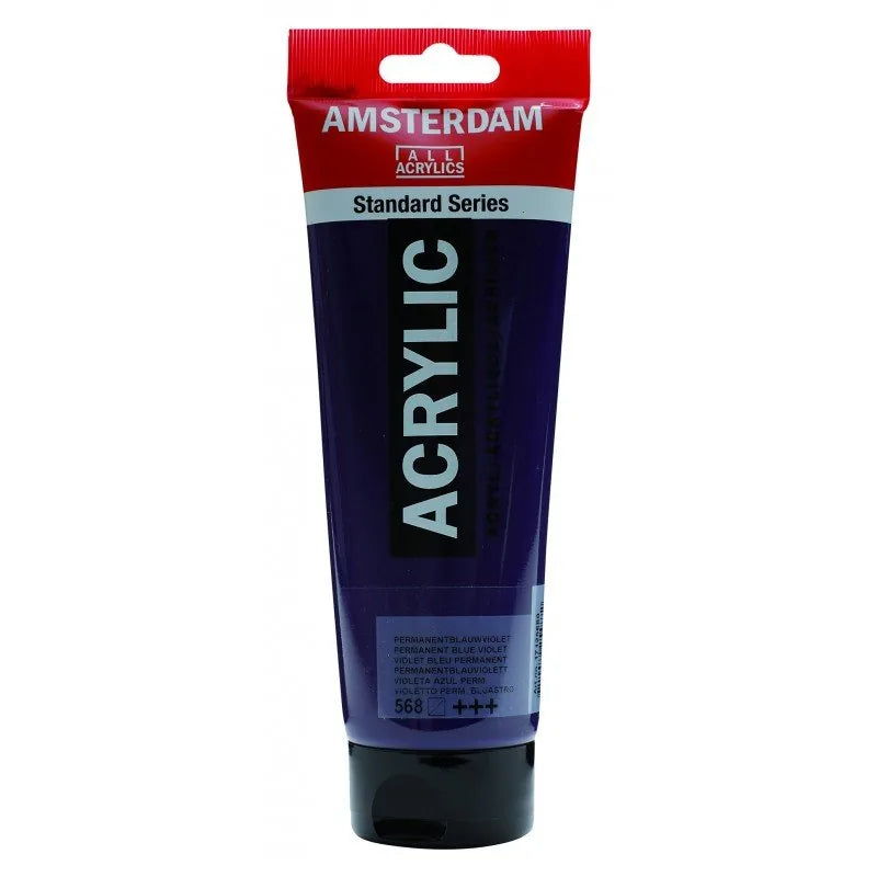 8712079158422 Acrílico Amsterdam 120 ml | Colores Azul Violeta Permanente 568 Serie Estandar Cartel Arte & Papelería