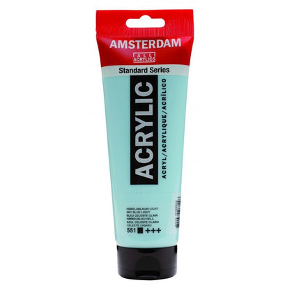 8712079268220 Acrílico Amsterdam 120 ml | Colores Azul Cielo Claro 551 Serie Estandar Cartel Arte & Papelería