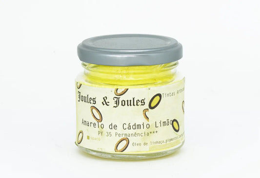 7700000003478 Pigmento Joules & Joules 100 gr Amarillo de Cadmio Limón Serie 3 - Claro -  Vibrante - Opaco -  Cubriente Alto Cartel Arte & Papelería