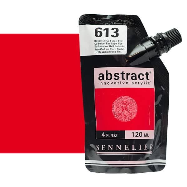 0V20107000000 Acrilico Abstract Sennelier 120ml Rojo Cadmio Claro-Ref. 613-Cartel Arte & Papelería