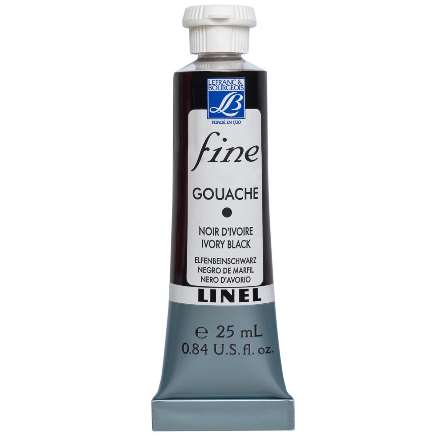 3013640350289 Tempera Lefranc Tempera 25 ml Negro Ivory Tempera Gouache Cartel Arte & Papelería