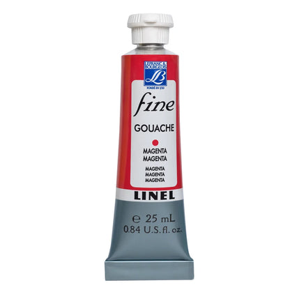 Tempera Gouache Lefranc 25 ml color negro