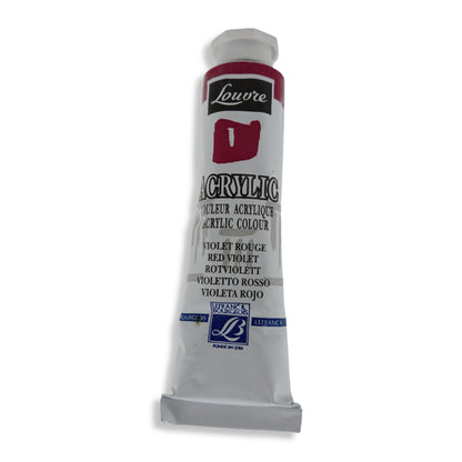 3013641740324 Acrilico Louvre Lefranc Pintura Acrílica 40 ml Violeta Rojo RF 618 Cartel Arte & Papelería
