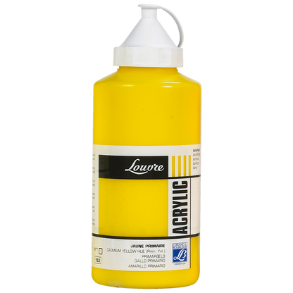 3013641742311 Acrilico Louvre Lefranc Pintura Acrílica 750 ml Amarillo Primario RF 153 Cartel Arte & Papelería