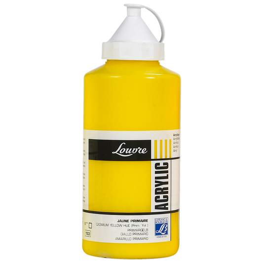 3013641742311 Acrilico Louvre Lefranc Pintura Acrílica 750 ml Amarillo Primario RF 153 Cartel Arte & Papelería