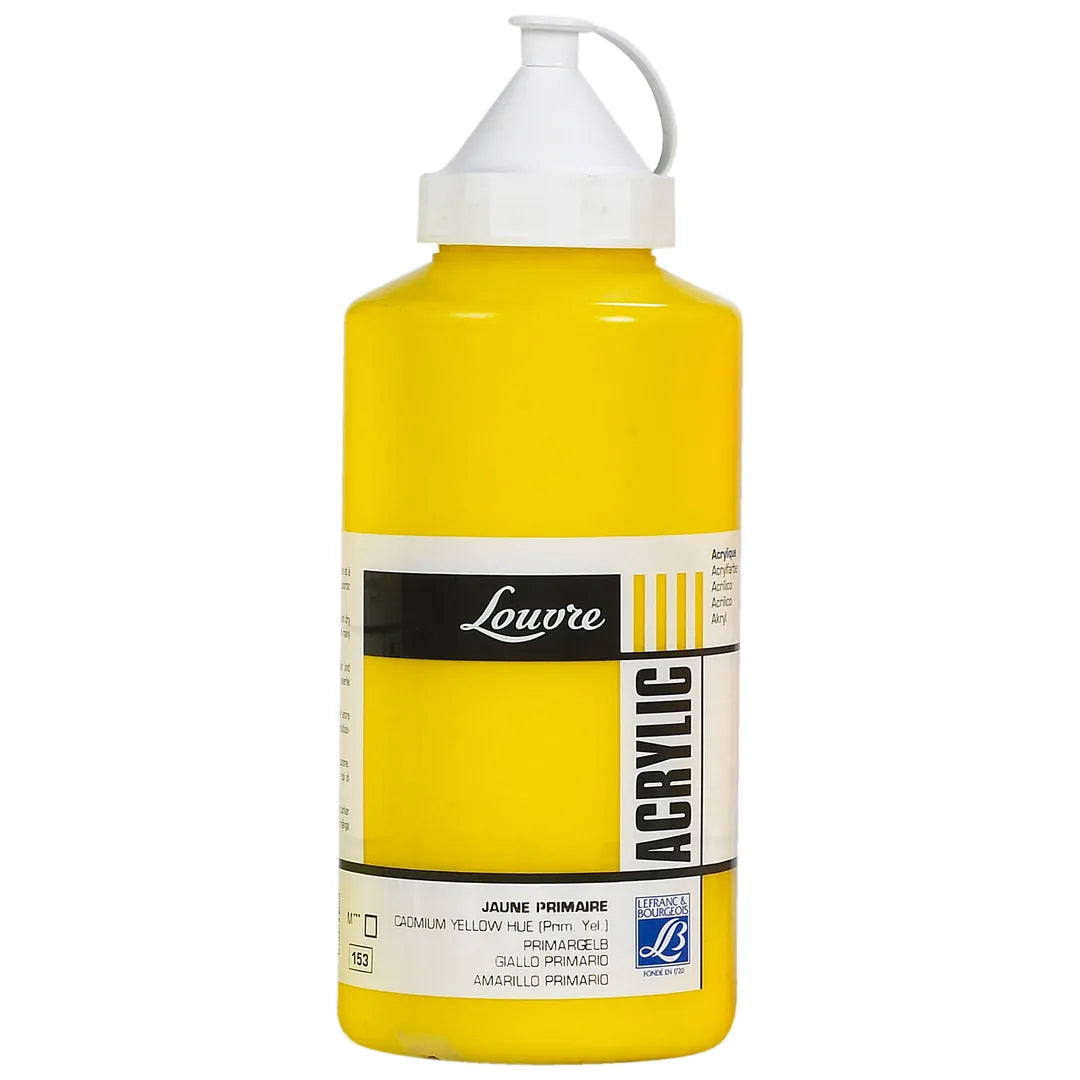 3013641742311 Acrilico Louvre Lefranc Pintura Acrílica 750 ml Amarillo Primario RF 153 Cartel Arte & Papelería