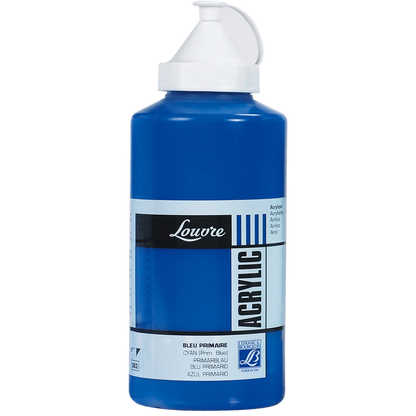 3013641742403 Acrilico Louvre Lefranc Pintura Acrílica 750 ml Azul Primario RF 063 Cartel Arte & Papelería