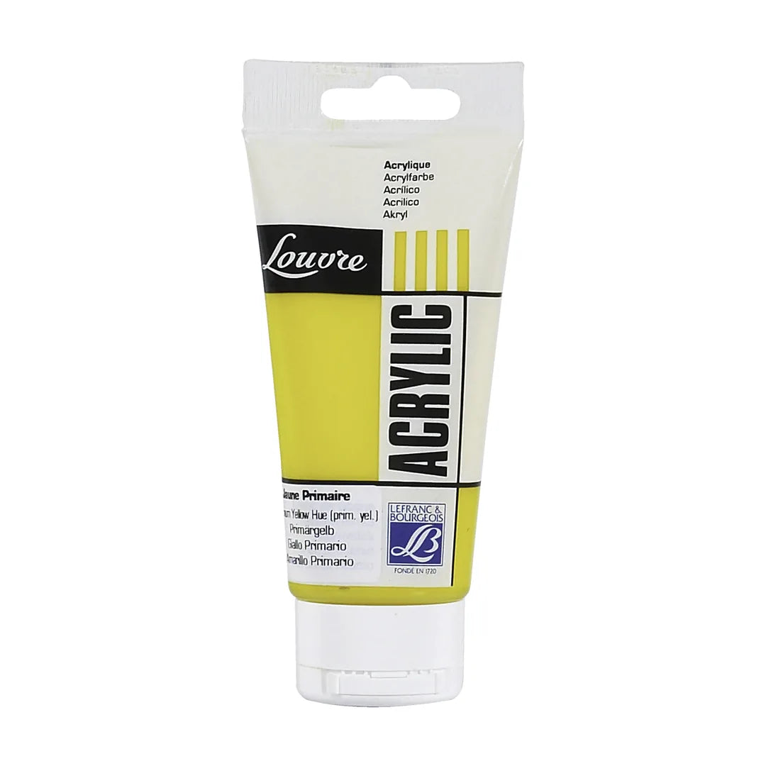 3013641743912 Acrilico Louvre Lefranc Pintura Acrílica 80 ml Amarillo Primario RF 153 Cartel Arte & Papelería