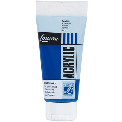 3013641744001 Acrilico Louvre Lefranc Pintura Acrílica 80 ml Azul Primario RF 063 Cartel Arte & Papelería