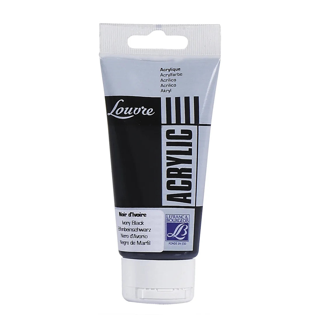 3013641744384 Acrilico Louvre Lefranc Pintura Acrílica 80 ml Negro De Marfil RF 269 Cartel Arte & Papelería