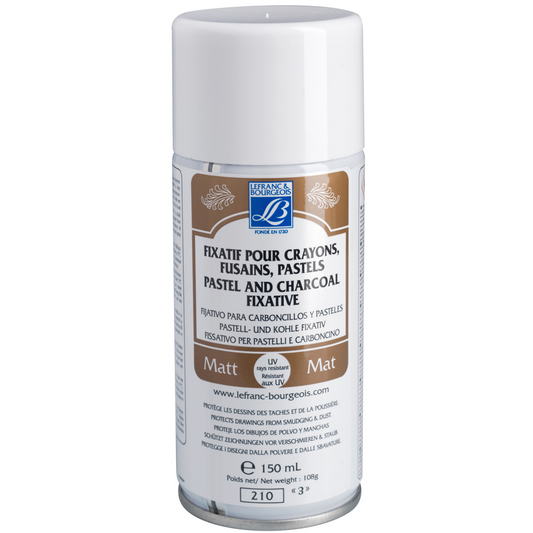 3013643002246 Fijador Lefranc Fijador 150 ml Aerosol Fijador Para Carboncillo Y Pastel Aerosol Cartel Arte & Papelería