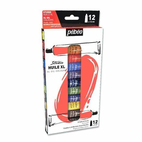 3167866686001 Estuche Oleo En Tubo Pebeo x 12 Unidades Surtido Tubo 12ml Cartel Arte & Papelería
