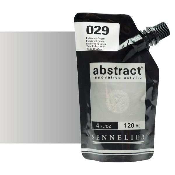0V20131000000 Acrilico Abstract Sennelier 120ml Plata Iridicente-Ref. 29-Cartel Arte & Papelería
