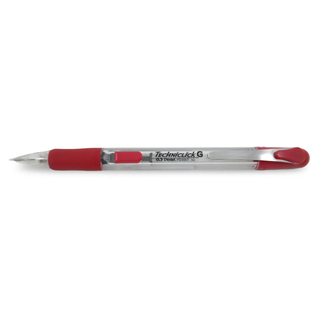 3474370305039 Portaminas Pentel de Precisión Protaminas 0.5 mm ROJO PD305T-B Cartel Arte & Papelería
