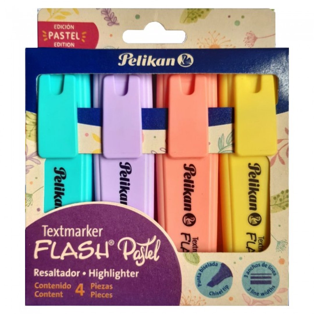 7703064002692_X 4 Unidades Resaltador Textmarker Flash Pastel Pastel.jpg