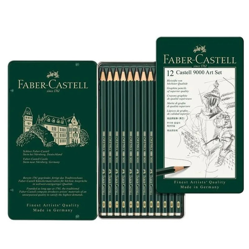 4005401190653 Lapiz Graduado Faber Castell Lápiz X 12 Unidades Surtido Grafito Graduado 9000 Cartel Arte & Papelería