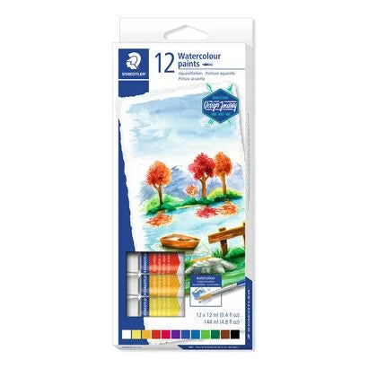 4007817024195 Estuche Acuarela Staedtler Acuarela X 12 Unidades Tubo 12 ml Cartel Arte & Papelería