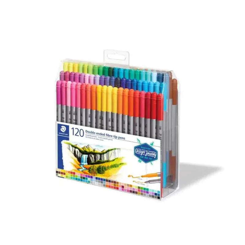 4007817188583 Rotuladores Doble Punta Staedtler Rotuladores X 120 Unidades Surtido 3200 TB120 Cartel Arte & Papelería