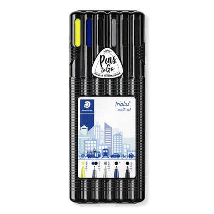 4007817340196 Triplus Multi Set Staedtler Marcadores X 5 Piezas Triplus Multi Cartel Arte & Papelería