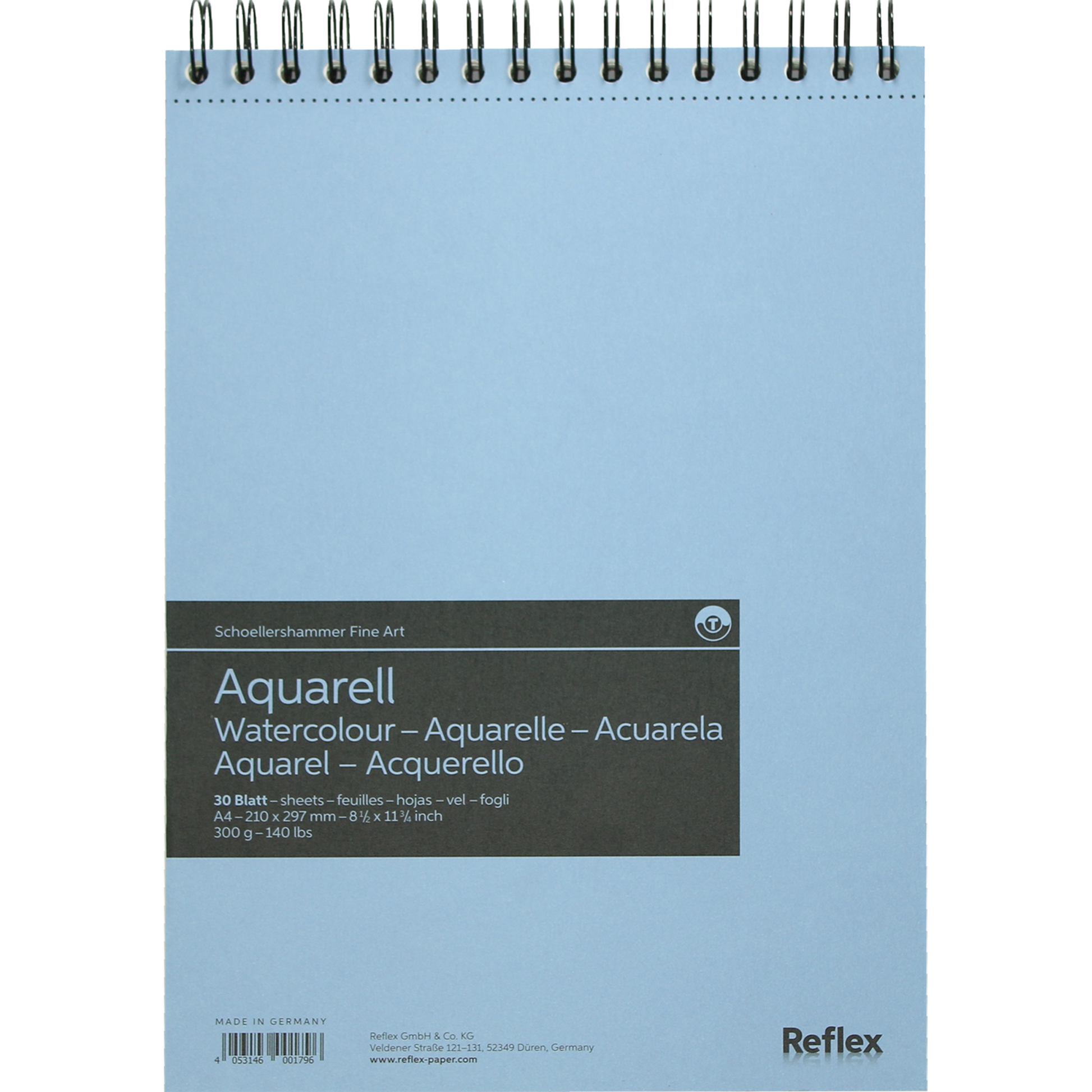 4053146001796 Bitacora Reflex Cuaderno de acuarela X 30 Hojas A4 300 gr A-4 300 GR Cartel Arte & Papelería