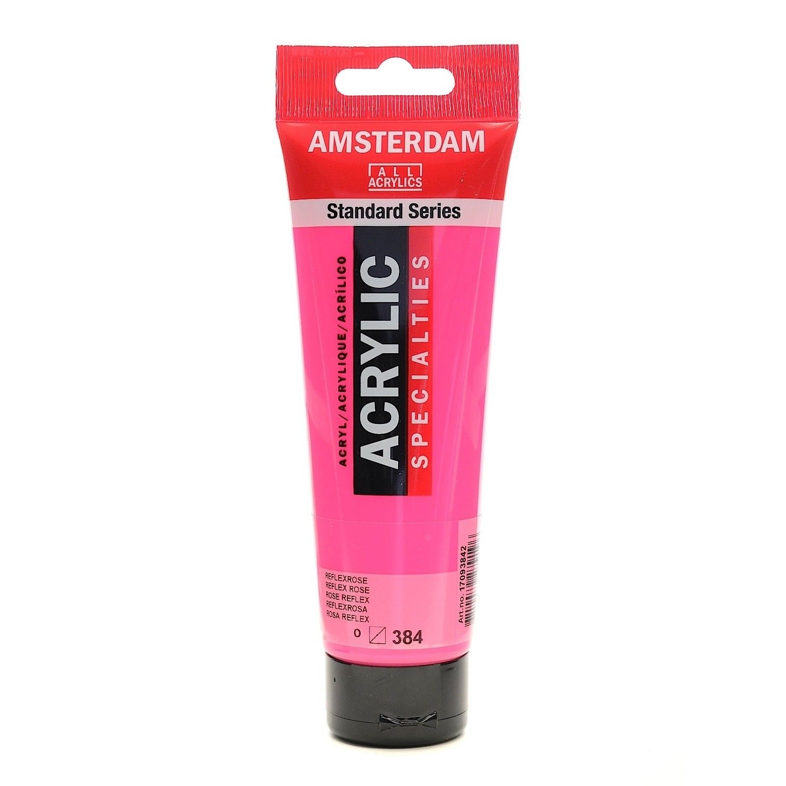 8712079279196 Acrílico Amsterdam 120 ml | Colores Rosa Reflejo 384 Serie Estandar Cartel Arte & Papelería