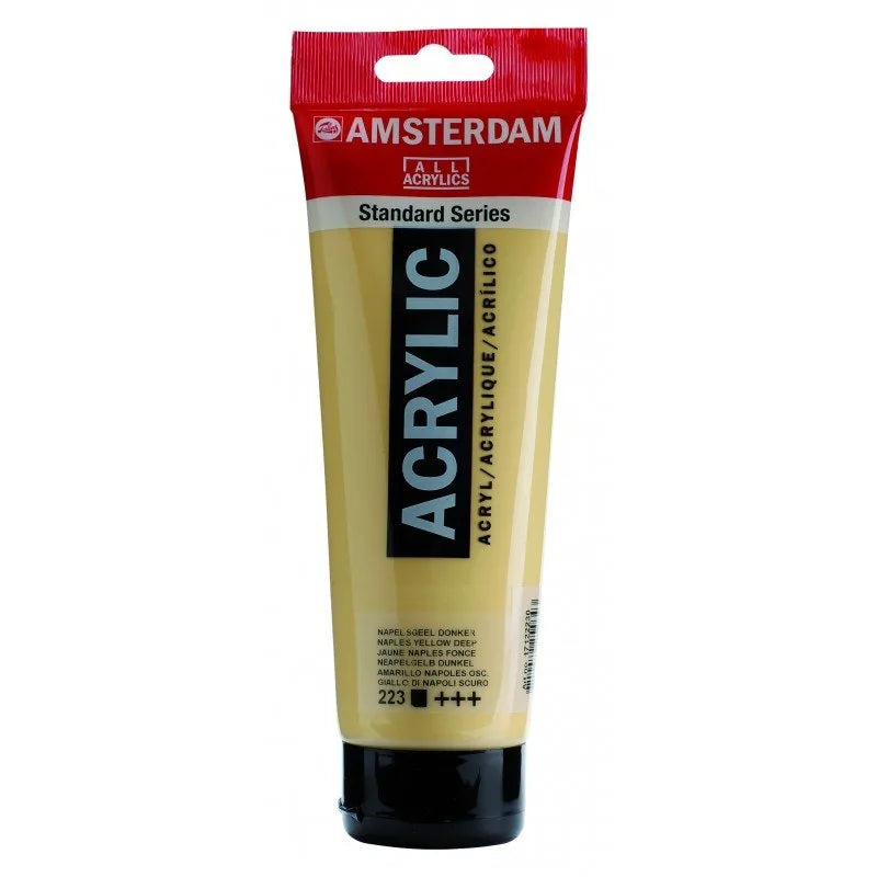 8712079210977 Acrílico Amsterdam 120 ml | Colores Amarillo Nápoles Profundo 223 Serie Estandar Cartel Arte & Papelería