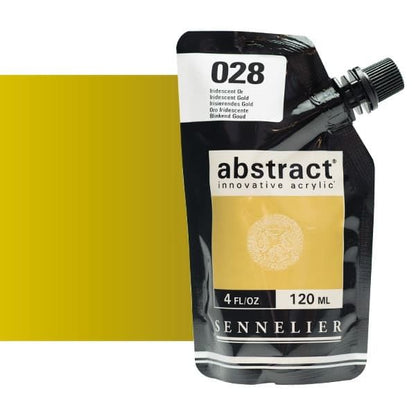 0V20129000000 Acrilico Abstract Sennelier 120ml Oro Iridicente-Ref. 28-Cartel Arte & Papelería
