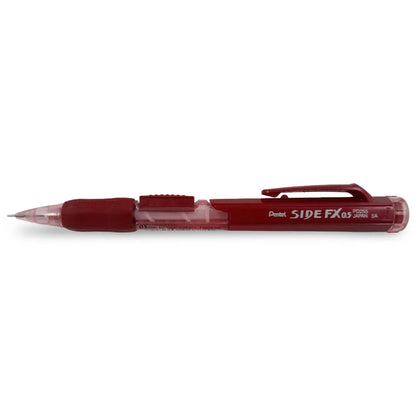 4902506068880 Portaminas Pentel de Precisión Protaminas 0.5 mm ROJO SIDE FX PD255 Cartel Arte & Papelería