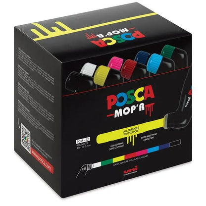 4902778285671 Marcador Posca Marcador Acrílico X 8 Unidades Surtido Mop-R PCM - 22 3,0 - 19,0 MM Cartel Arte & Papelería