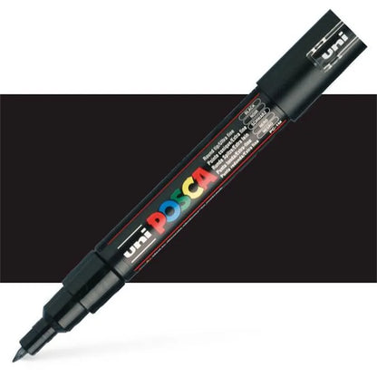 4902778654057 Marcador Posca Marcador Acrílico Unidad Negro Acrílico 1M 0,7MM Cartel Arte & Papelería