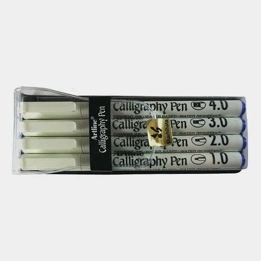 4974052808371 Marcador Artline Marcador Set X 4 Unidades Azul 1.0 a 4.0 Cartel Arte & Papelería