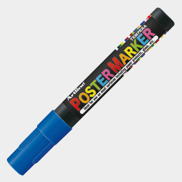 4974052850011 Postermarker Artline Marcador 4 mm Azul Base Tempera Cartel Arte & Papelería