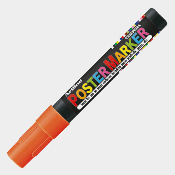 4974052850097 Postermarker Artline Marcador 4 mm Naranja Fluo Base Tempera Cartel Arte & Papelería