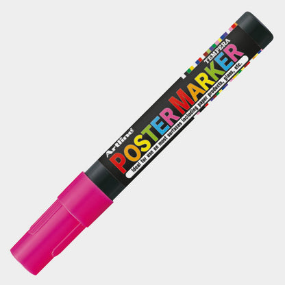 4974052850110 Postermarker Artline Marcador 4 mm Rosado Fluo Base Tempera Cartel Arte & Papelería