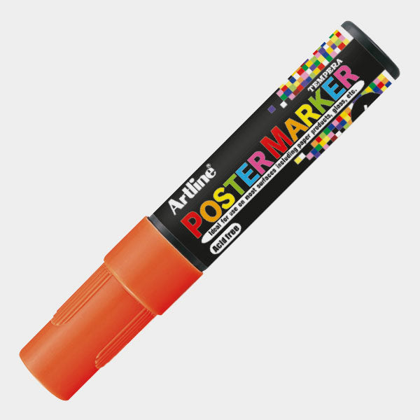 4974052851681 Postermarker Artline Marcador 12 mm Naranja Fluo Base Tempera Cartel Arte & Papelería