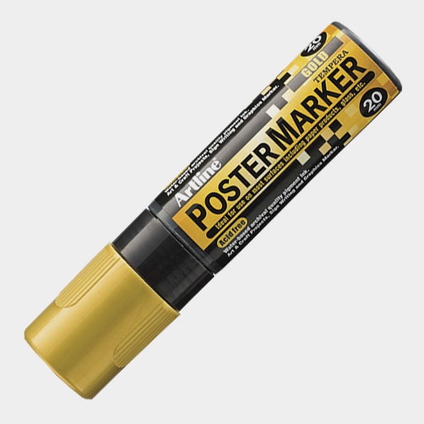 4974052860591 Postermarker Artline Marcador 20 mm Dorado Base Tempera Cartel Arte & Papelería