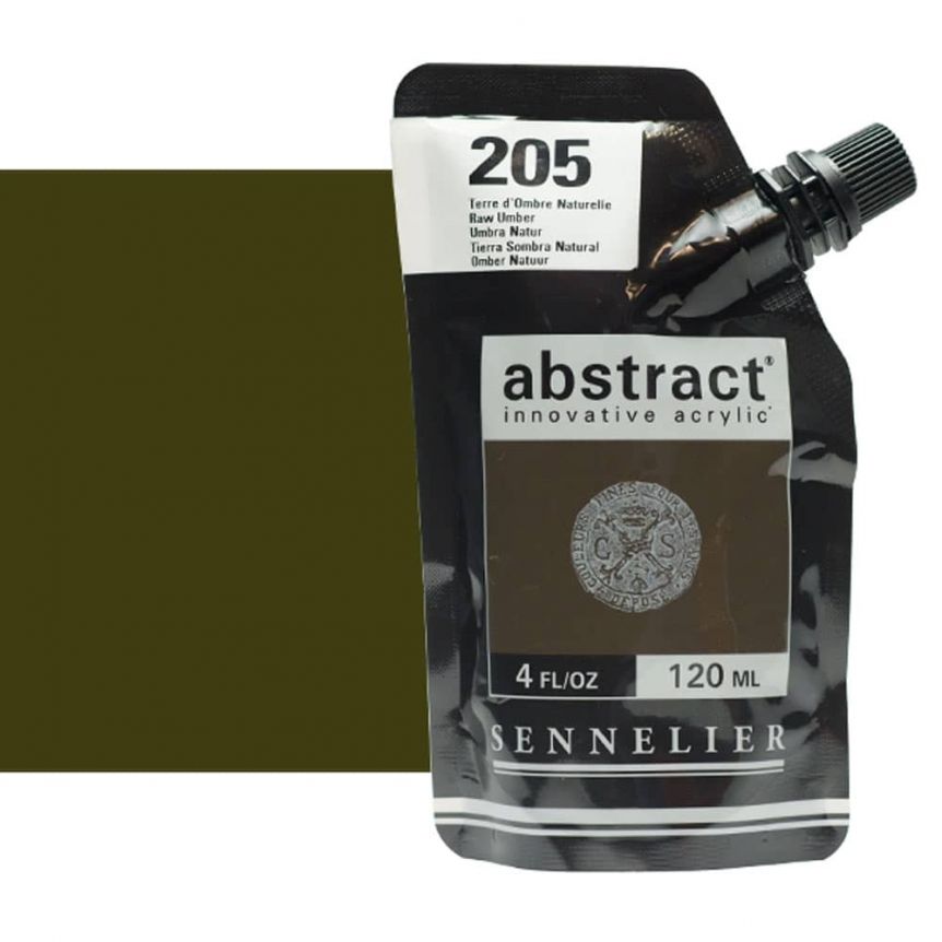 0V20150000000 Acrilico Abstract Sennelier 120ml Tierra De Sombra Natural-Ref. 205-Cartel Arte & Papelería