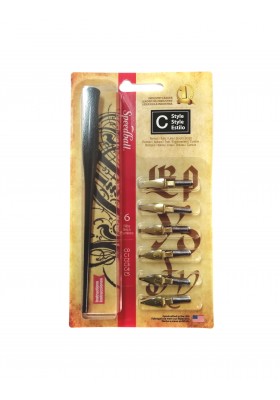 651032029578 Set Pluma Speedball Pluma X 6 Plumillas RF 2957 Cartel Arte & Papelería