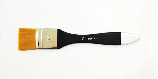 7700000000170 Brocha Fibra Sintética Nylon Pipo 35 mm Mango Corto Plana 631 Sintetica - Nylon Cartel Arte & Papelería