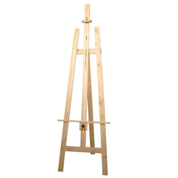 7700000018021 Caballete Tripode Alce Caballete 140 cm Madera Natural Repisa Cartel Arte & Papelería