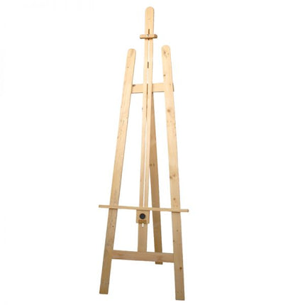 7700000018021 Caballete Tripode Alce Caballete 140 cm Madera Natural Repisa Cartel Arte & Papelería