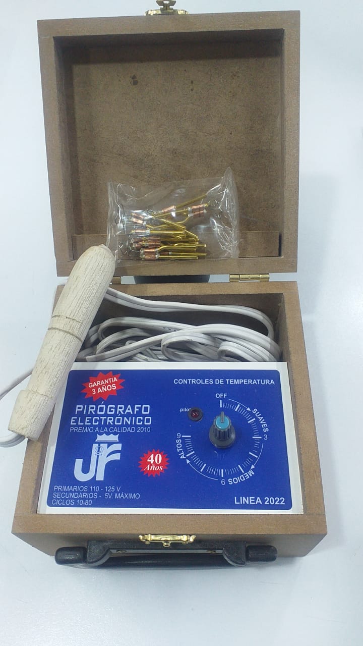 7700000018083 Pirografo Electronico Jor Pirografo Unidad Electrónico Con 10 Puntas Cartel Arte & Papelería