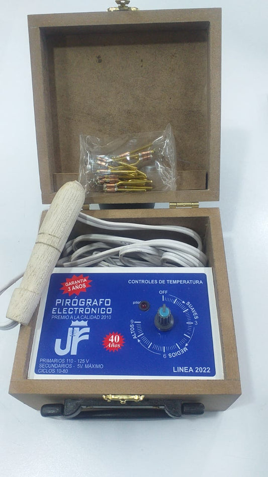 7700000018083 Pirografo Electronico Jor Pirografo Unidad Electrónico Con 10 Puntas Cartel Arte & Papelería